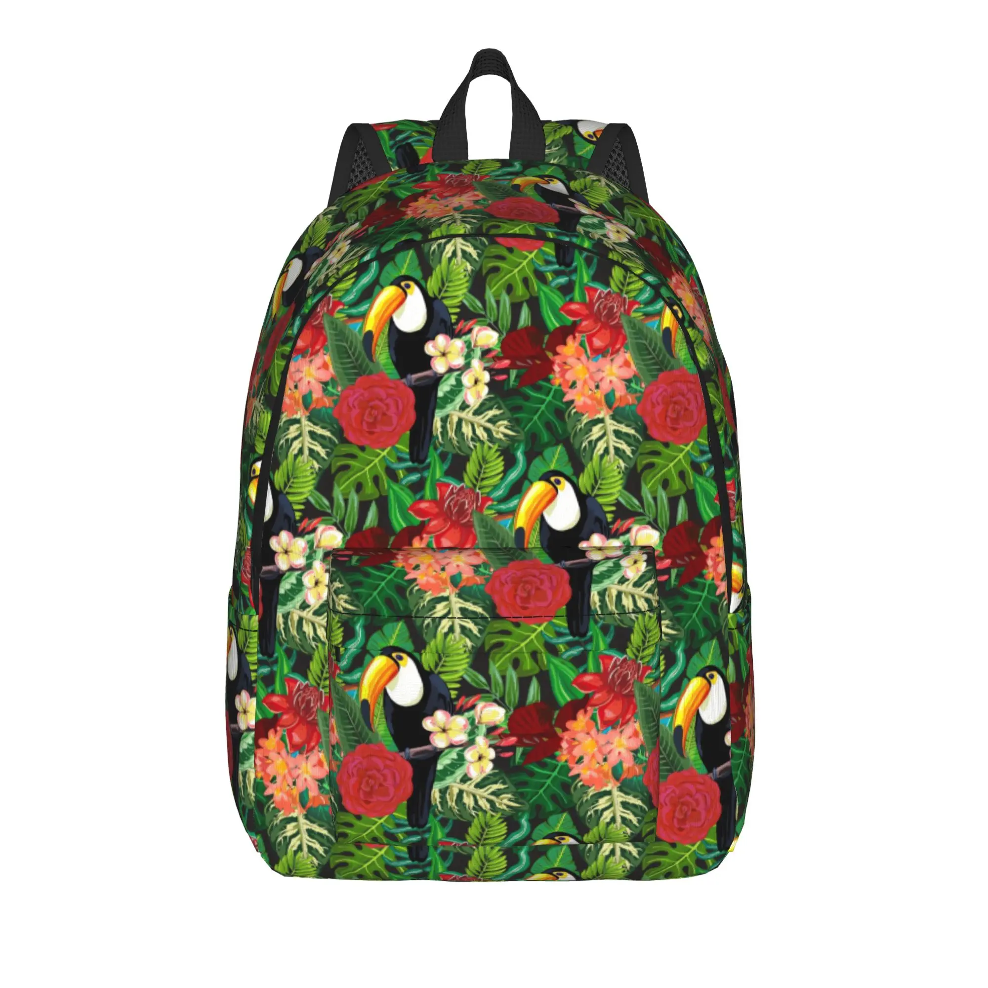 Tropical Toucan    Backpack  Cycling Backpacks Women High Quality Durable School Bags Streetwear Rucksack
