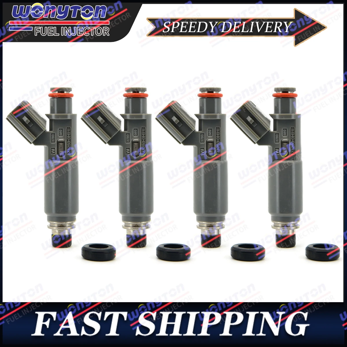 4x OEM NEW Fuel Injectors for 2002-2003 Toyota Camry 2.4L I4 23250-0H010