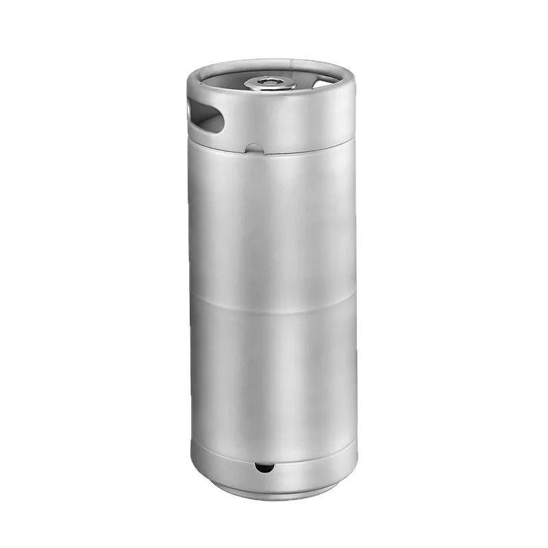 20L 1/6 US Standard 304 Stainless Draft Beer Keg Well Plate Spear Reusable Beer Storage Barrel
