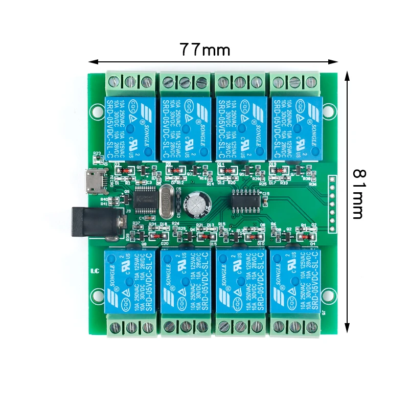 LCUS Relay Module 2 4 8 Channel USB Relay Module Intelligent Control Switch Module For Smart Home LCUS-2 LCUS-4 LCUS-8 New