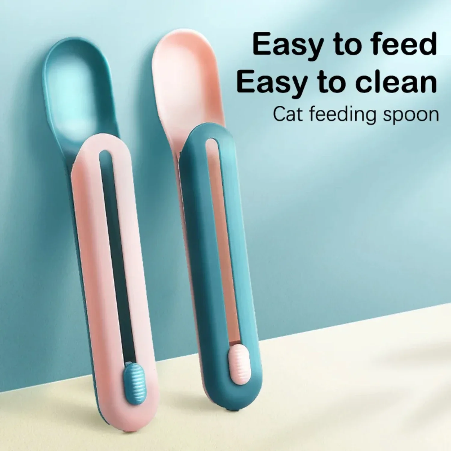 Meal Prep Companion Pet Food Spoon for Seamless Experience - Reliable Hands-Free Tool with Premium Easy-Grip Handle - Versatile