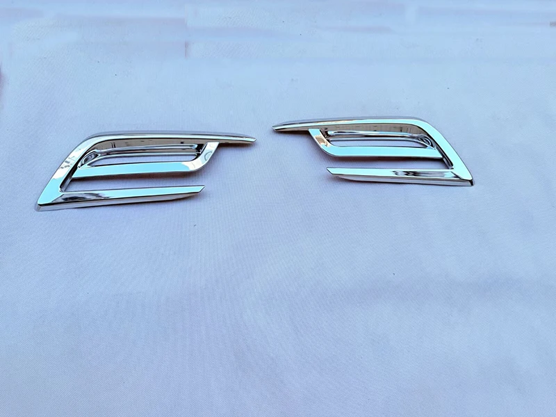 لتويوتا جراند هايلاندر 2024 2025 2026 ABS كروم عاكس خلفي الضباب ضوء غطاء المصباح إطار الحافة التصميم مقبلات