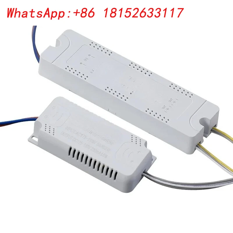 LED مروحة السقف ضوء إمدادات الطاقة محرك الصابورة ثلاثة ألوان يعتم مجزأة تيار مستمر المعدل محول سائق MM