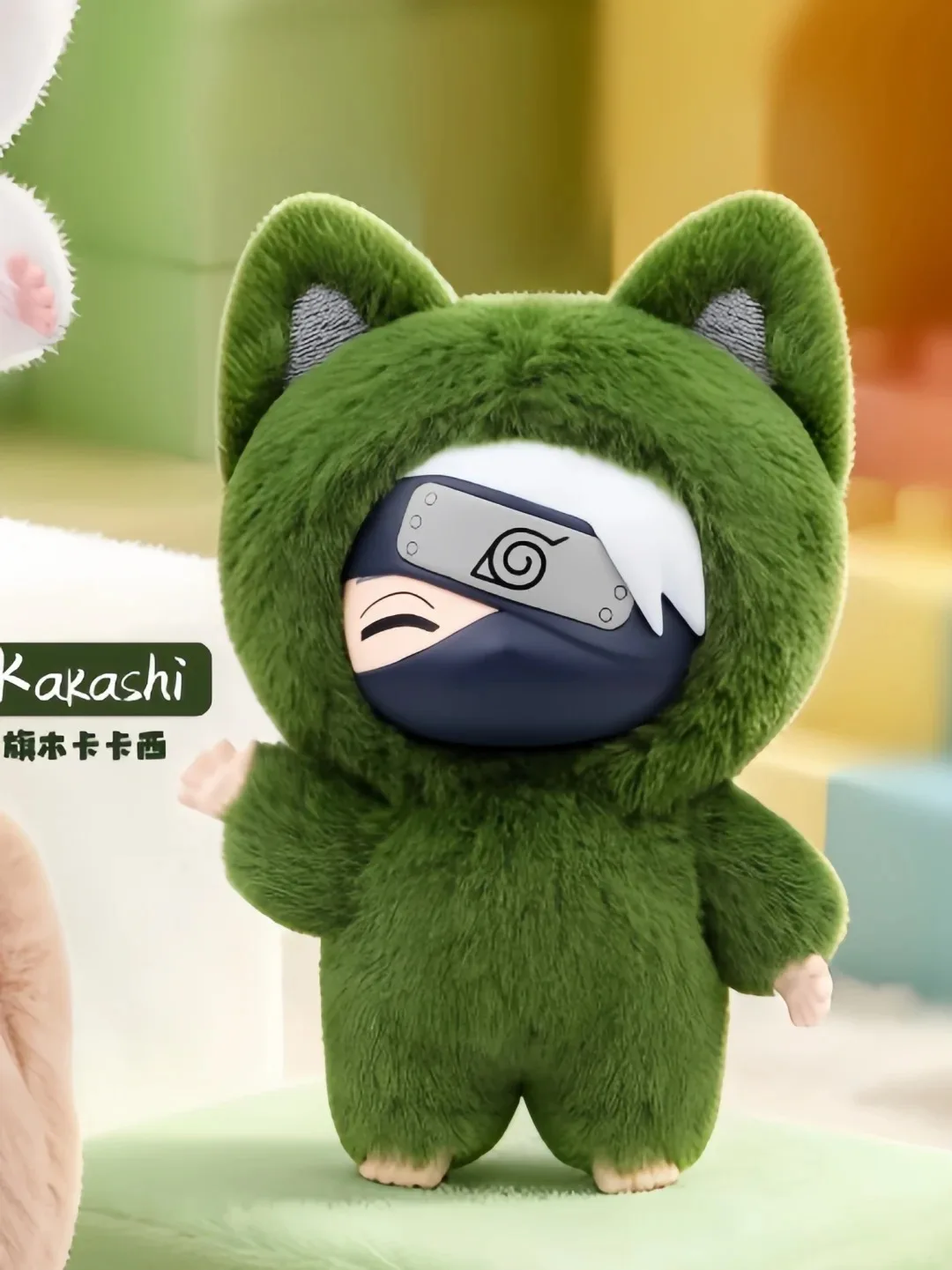 TOPTOY Eaki Naruto V3 Kitten Land Serie Blind Box V2 Pyjama-Plüsch-Vinylfigur Bewegliche Figur Itachi Sasuke Obito Überraschungsspielzeug