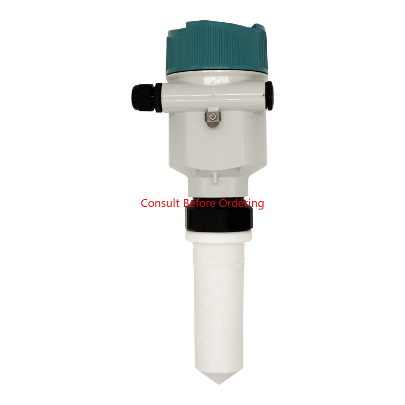 Compteur de niveau solide radar 80G de lecture LCD à couverture bleue