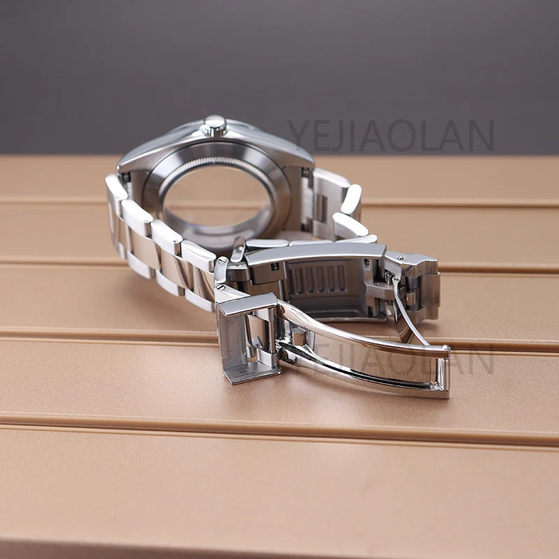 40mm/36mm Watch Cases Bracelet Sapphire Crystal Glass Parts For Day Date nh34 nh35 nh36 nh38 Miyota 8215 Movement 28.5mm Dial