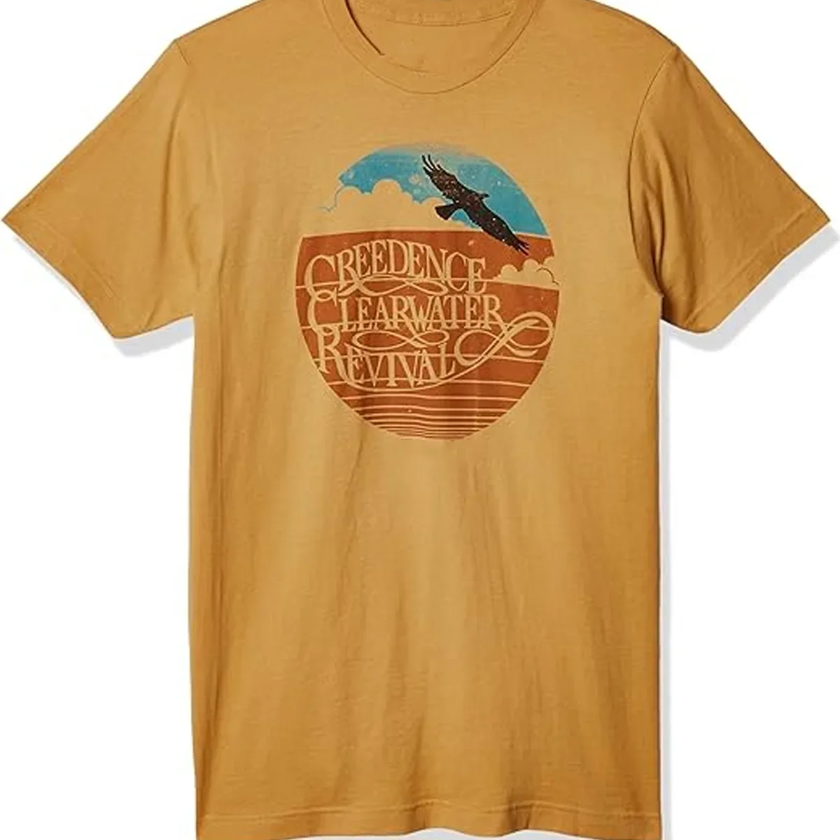 

Желтая футболка Creedence Clearwater Revival Band от S до 45XL TA5390