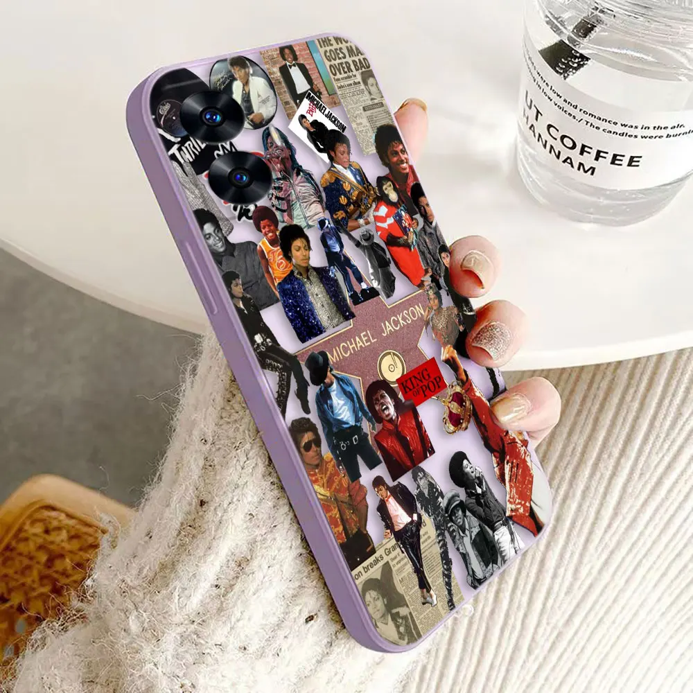 Poster M-Michael J-Jackson Cover Phone Case For OPPO Realme C12 C20 C21Y C30 C35 C55 C55 C63 20 XT GT NEO 2 NARZO 50 30 20 Case