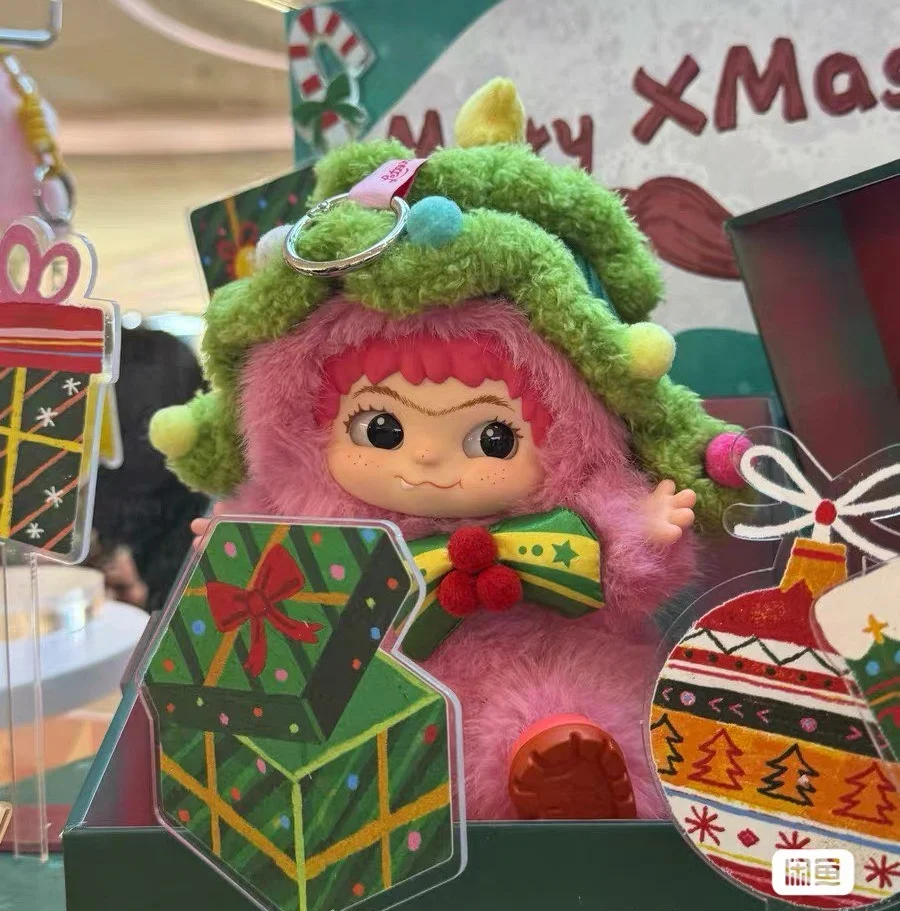 

Genuine Wakuku Sant A Cutie In Pink Series Elevator Doll Pendant Decorated Lovely Desktop Ornaments Cute Toys Christmas Gifts