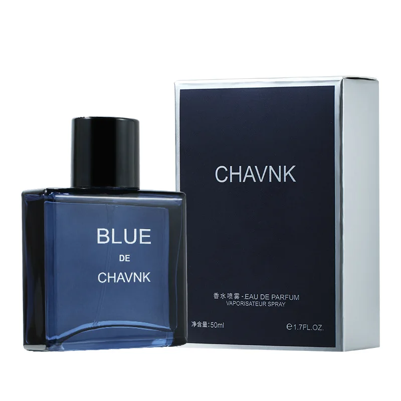 50ml คลาสสิกสีฟ้า DE CHAVNK EAU DE PARFUM น้ําหอมฟีโรโมน Azure น้ําหอมสเปรย์สําหรับสุภาพบุรุษดึงดูดผู้หญิง