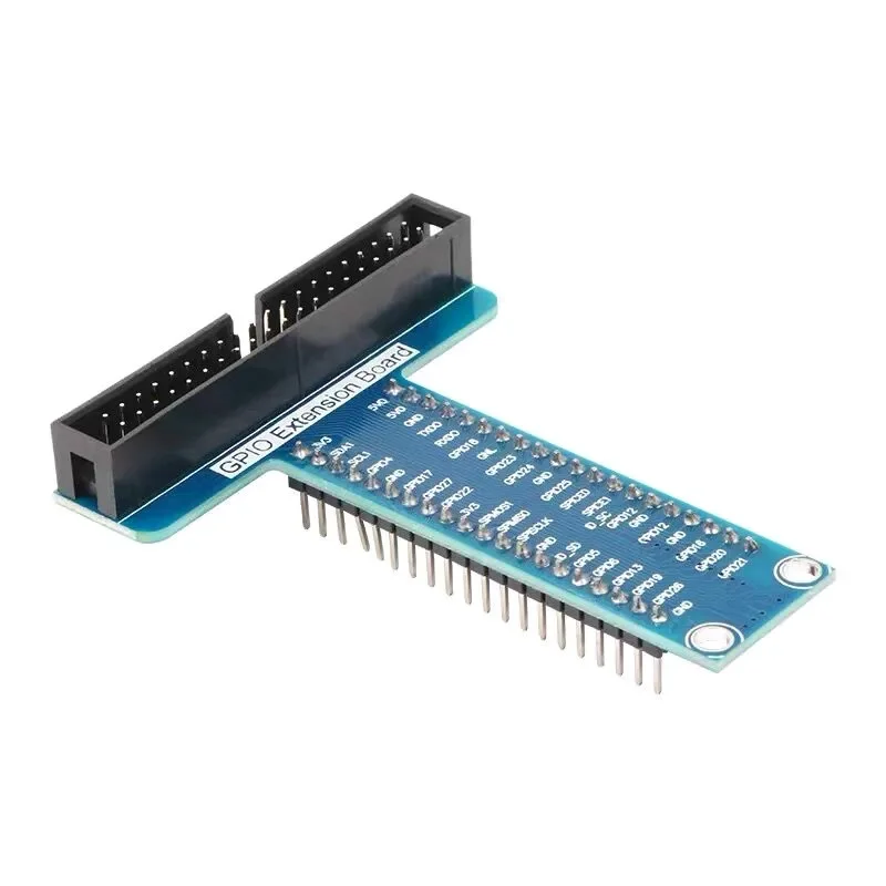 T-type GPIO Expansion Board 40Pin External Expansion Board Raspberry Pi 5 In-Line Breadboard Experiment