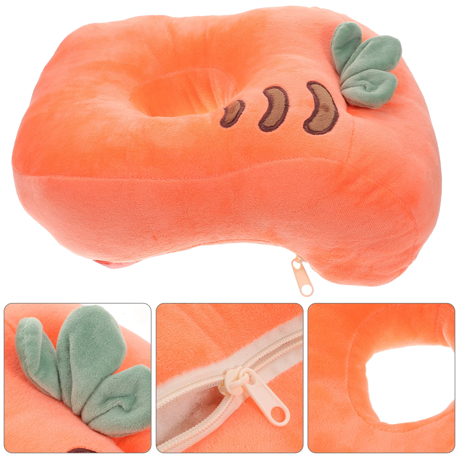 

Ear Hole Pillow For Sleeping Face Down Lightweight Nap Pillow Office School Travel Use Soft Ergonomic Design Pearl Cotton