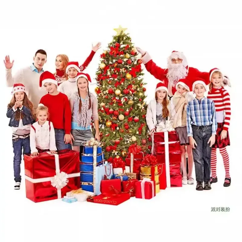 Europe and The United States Christmas Costumes Adult Girls Big Size Red Performance Clothes Sexy Party Santa Claus Clothes Suit