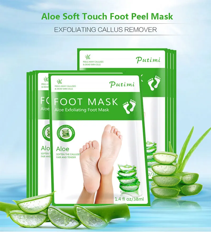 Exfoliërende Voetmasker Voet Spa Pedicure Sokken Exfoliatie Scrub Verwijderen Dode Huid Pedicure Sokken Bleken Voet Huidverzorging