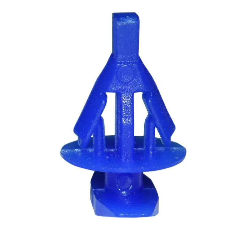87 pcs Car Seal Strip Clips, Anti-Aging Material, Car Door Frame Seals Windproof Strip Fixing, Blue Plastic Body