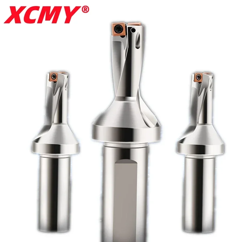 Nc bor WC/SP SPMT SOMT040202, kekerasan cepat jet air tunggal pisau u batang bor 2D 3D diameter 4D mata bor