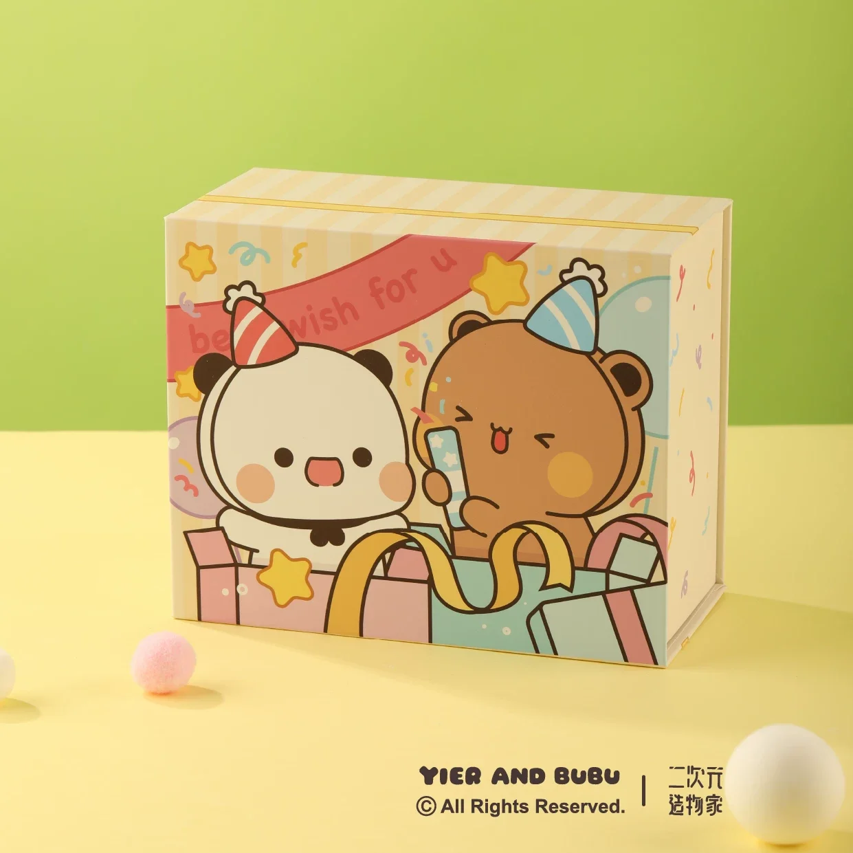 

Original Panda Bubu And Dudu Yier And Bubu Gift Box For Couples Christmas New Year Valentines Day Cute Box Suitable For Dolls