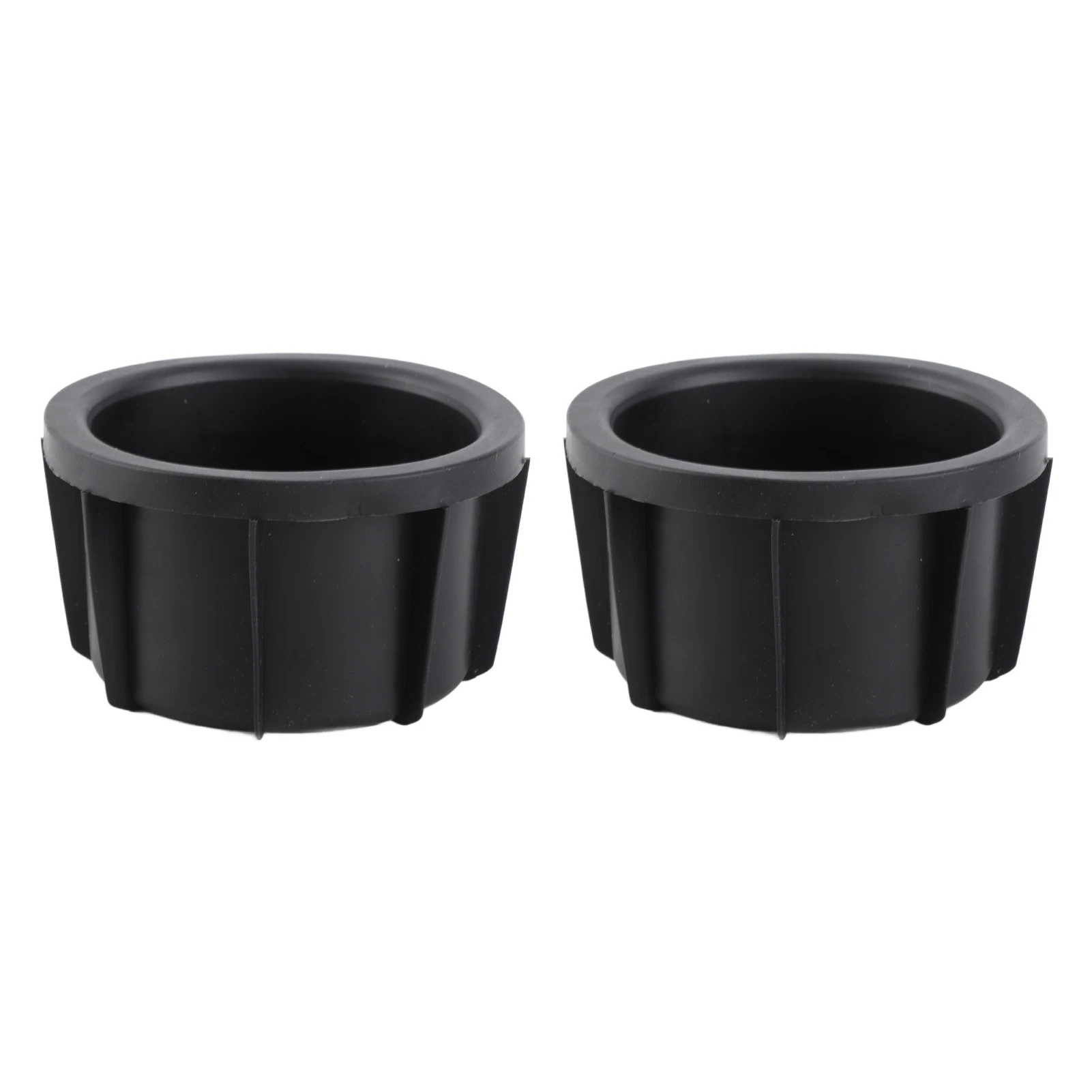 2PCS Console Box Cup Holder Insert 55618‑42040 Black Rubber Car Center Console Cup Holder Insert