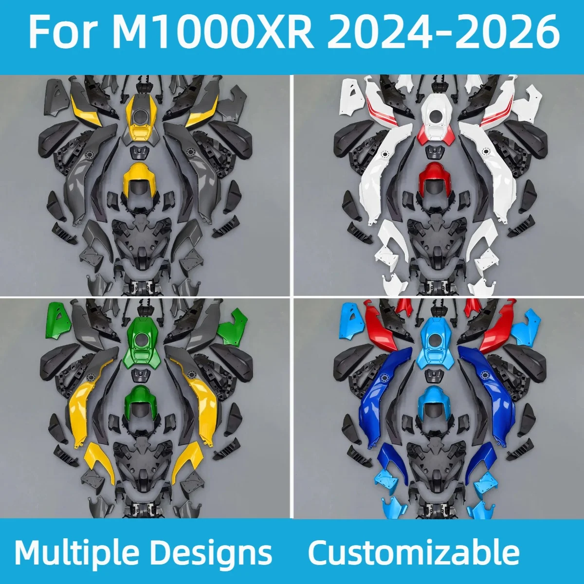 

Injection Fairing Set M 1000XR 2024 2025 2026 Body Plastic Kit Covers Fairings for BMW M1000XR 24 25 26