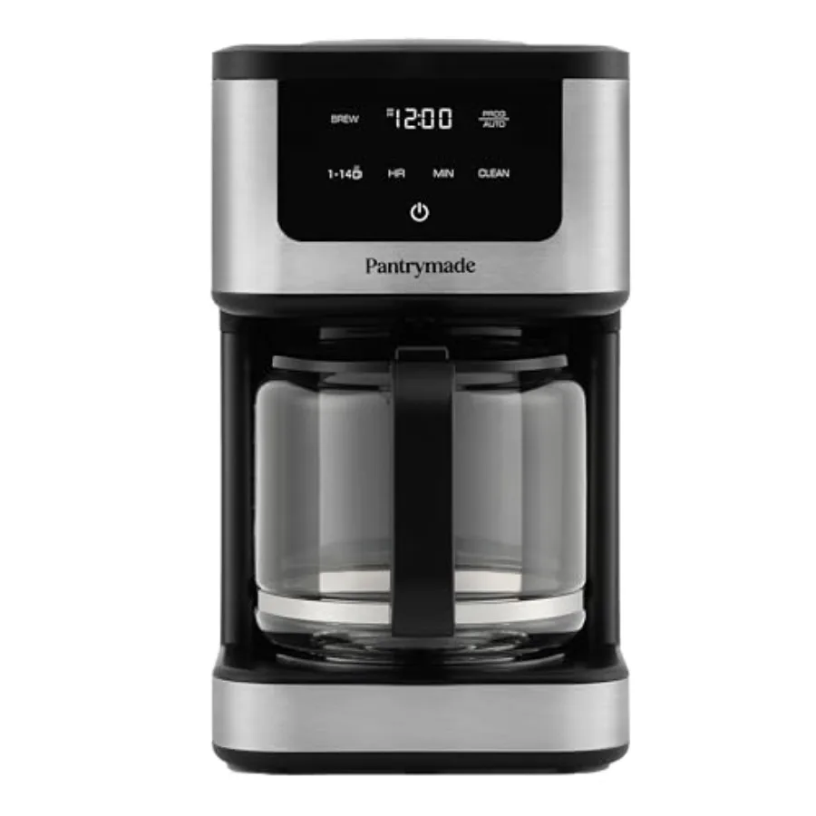 

Deluxe 14 Cup Programmable Drip Coffee Maker with Glass Carafe Large Ccity Coffee Maker 14 Cup with Auto Shut-Off and Timer Cla