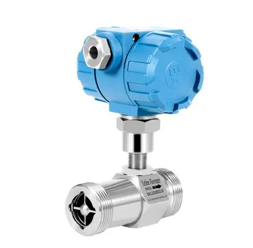 LWGY Liquid Turbine Flowmeter Water Sensor Diesel Methanol Electronic Digital Meter Current Stainless Steel