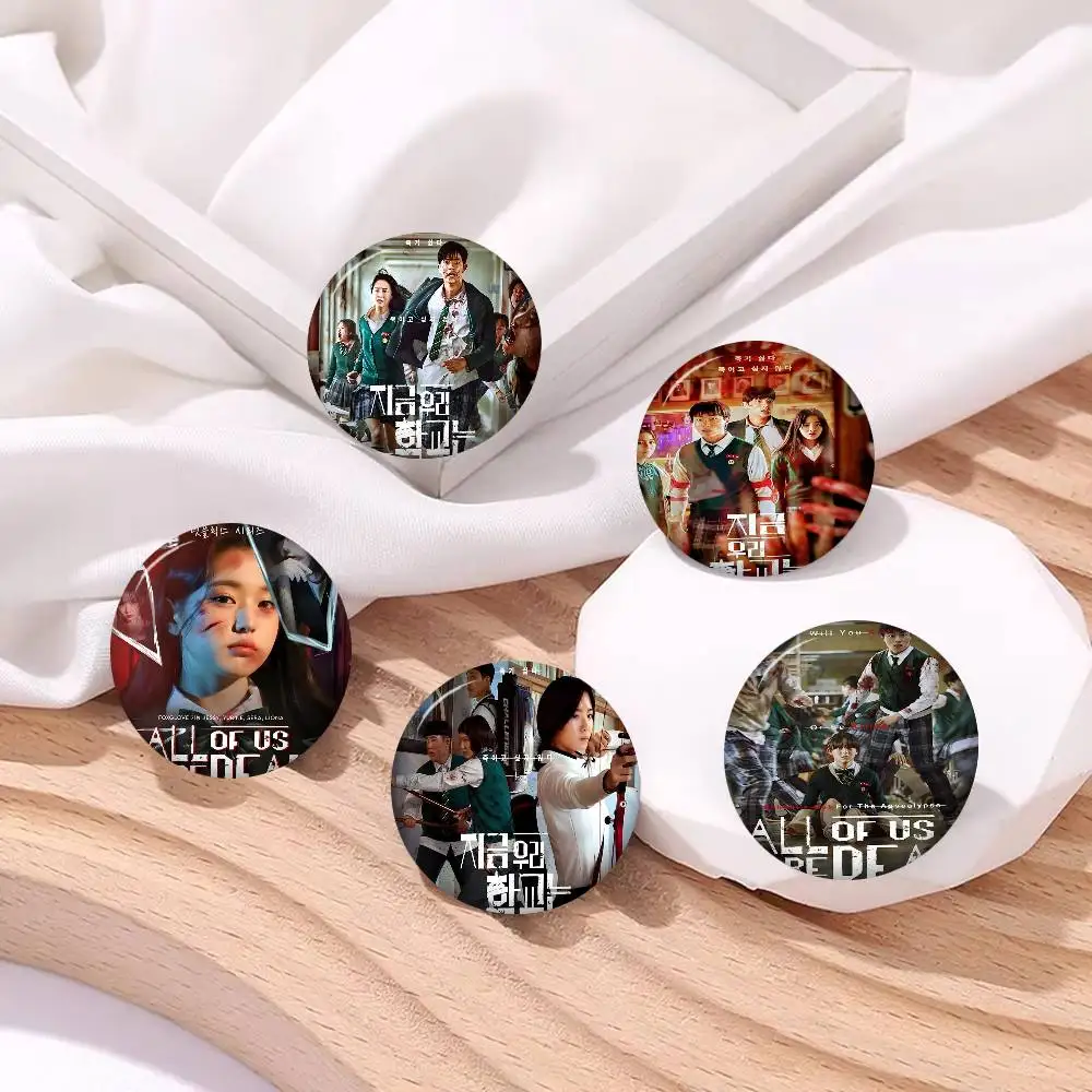 All Of Us Are Dead TV Drama Anime Button Pin Handmade Brooch for Clothes Cartoon Badge Backpack Decoration Jewelry Accessories