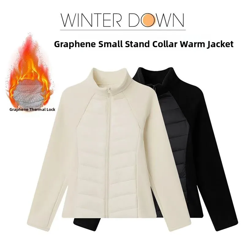

Lightweight aphene Sports Thermal Cotton Jaet for Women Windproof Warm Outerwear for Running Yoga Fitn Activities
