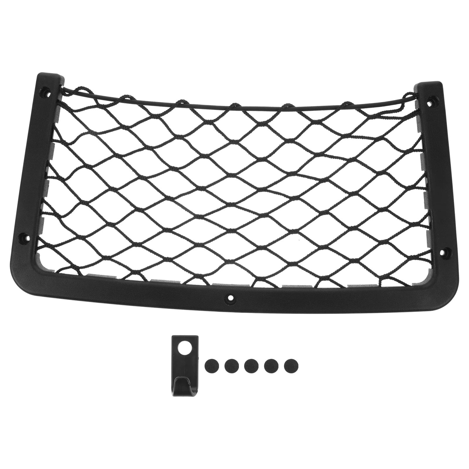 

Elastic Net Pocket 36X18Cm Storage Organizer Strong Abs Frame Mesh For Suv Boat Van Car Pocket Organizer Car Storage Net