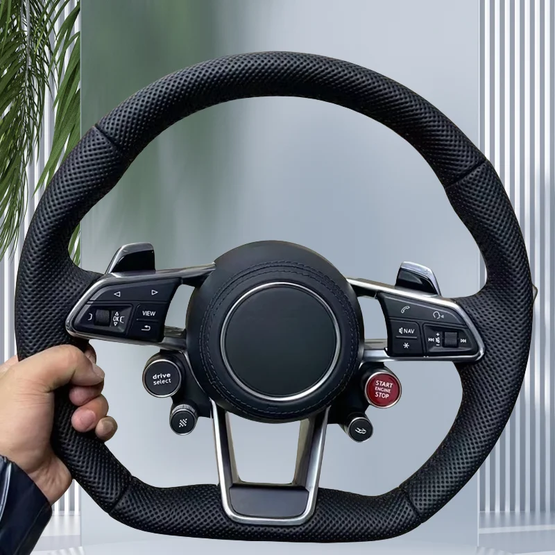 For Audi A3 A4L A5 A6L A7 Q3 Q5 S4 S5 S7 RS7 AModified R8 Steering Wheel Assembly R8 Disk Steering Wheel