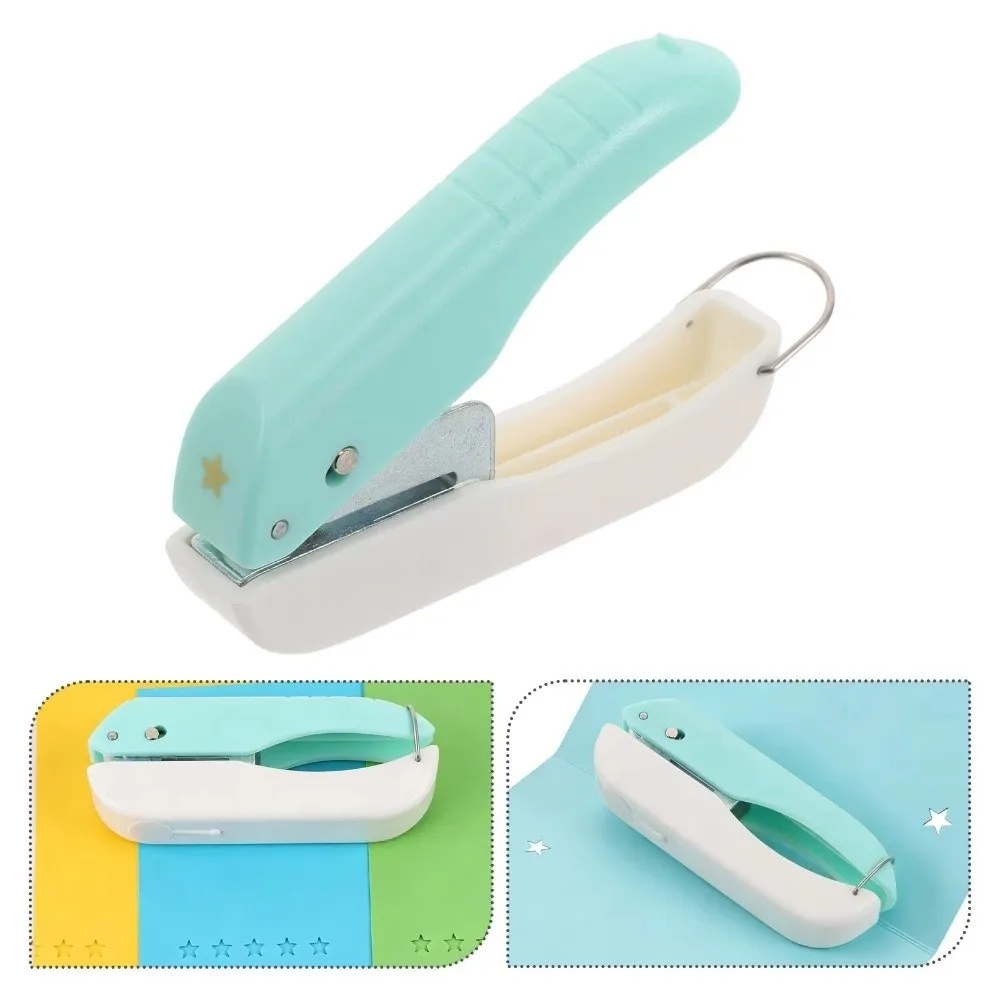 Multi-functional Mini Hand Hole Puncher Plastic DIY Scrapbook Perler Bead Hole Punching Aperture 1.5-6mm Embossing Tool