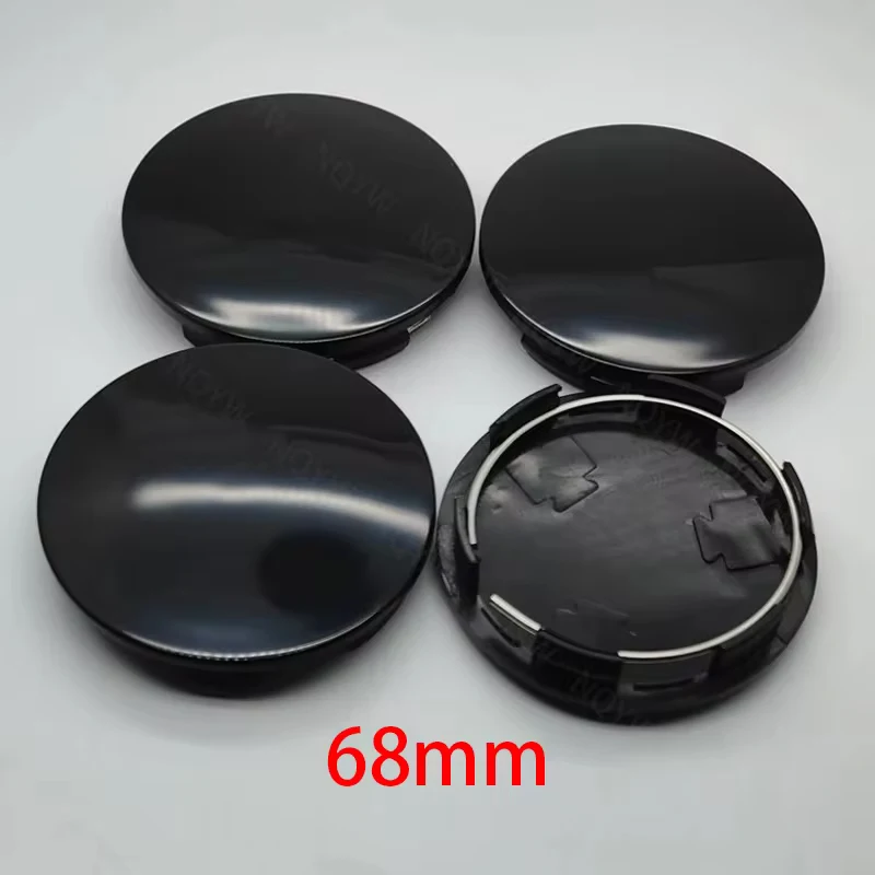 4 teile/satz 68mm Auto Fahrzeug Radnabe Mittel kappe Abdeckung abs schwarz Silber Universal hochwertige langlebige Außen Auto Zubehör