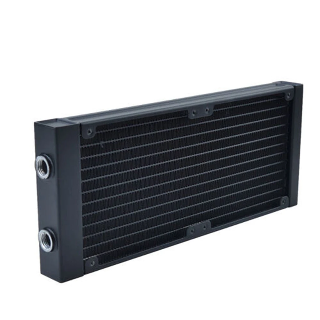 Radiateur de refroidissement à eau en aluminium, filetage G1/4, bricolage, 120 240 360