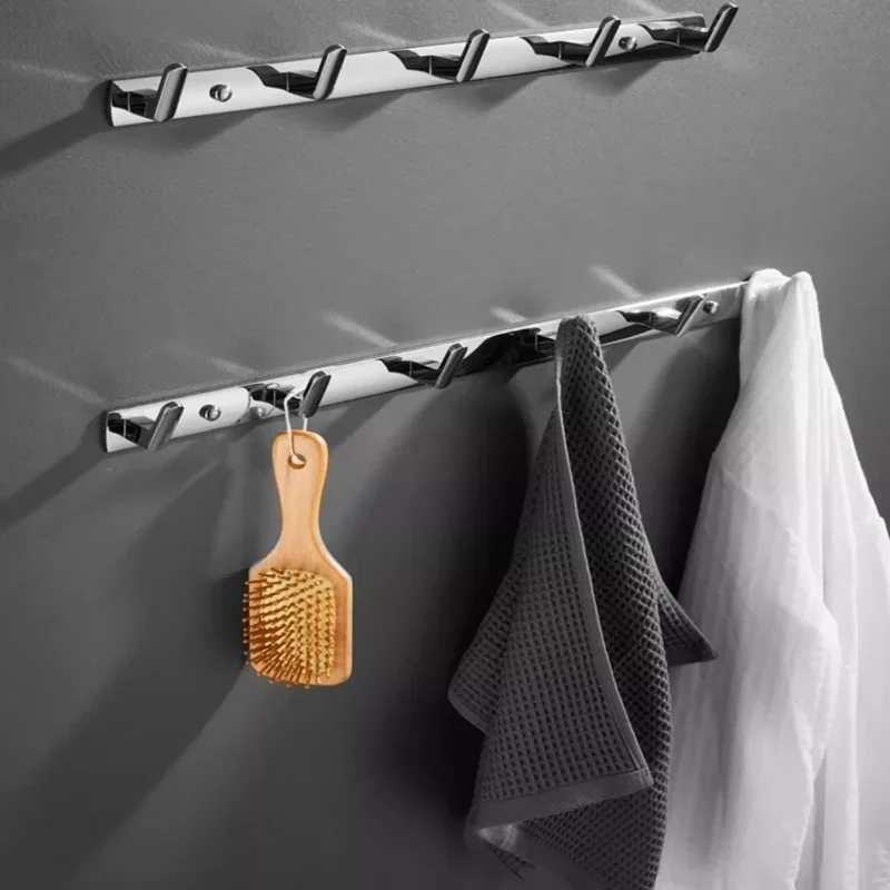 Black Bathroom Robe Hook Wall Mounted Towel Hooks Kitchen Towel Hook Brass Gold Key Hat Bag Hanger Holder Clothes Hook
