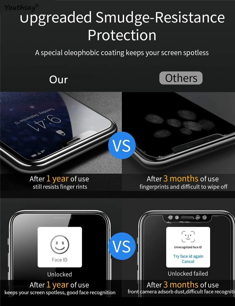 Vollklares gehärtetes Glas für iPhone 17 Pro Max Displayschutzfolie iPhone 17 16 Pro Max Bildschirmglas Telefonfolie iPhone 17 Pro Max – Detail 9