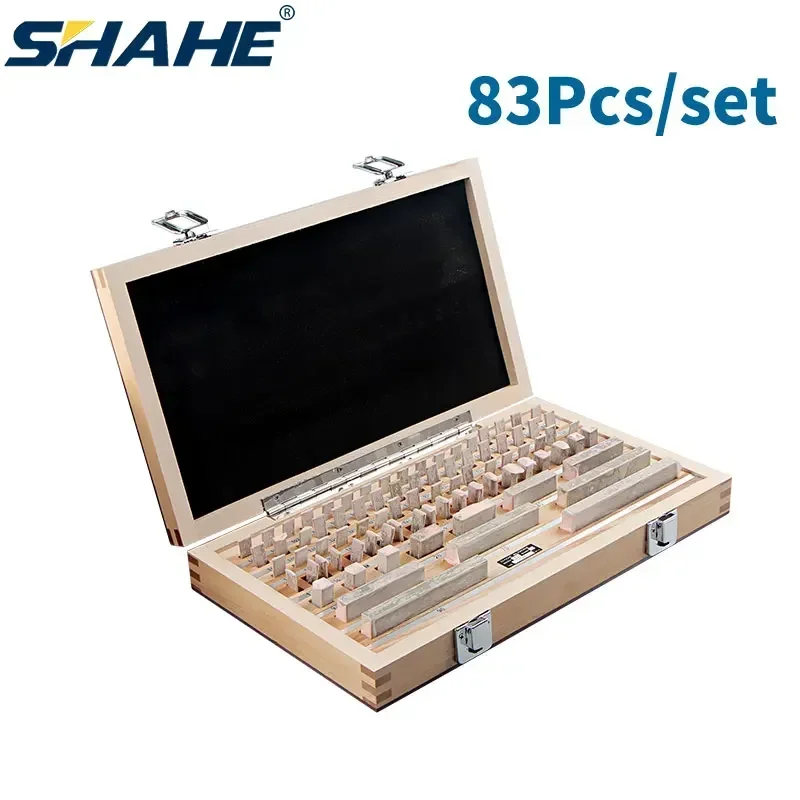 83Pcs/Set 1 Grade 0 Grade Inspection Block Gauge Test Caliper Blocks Measurement Instruments