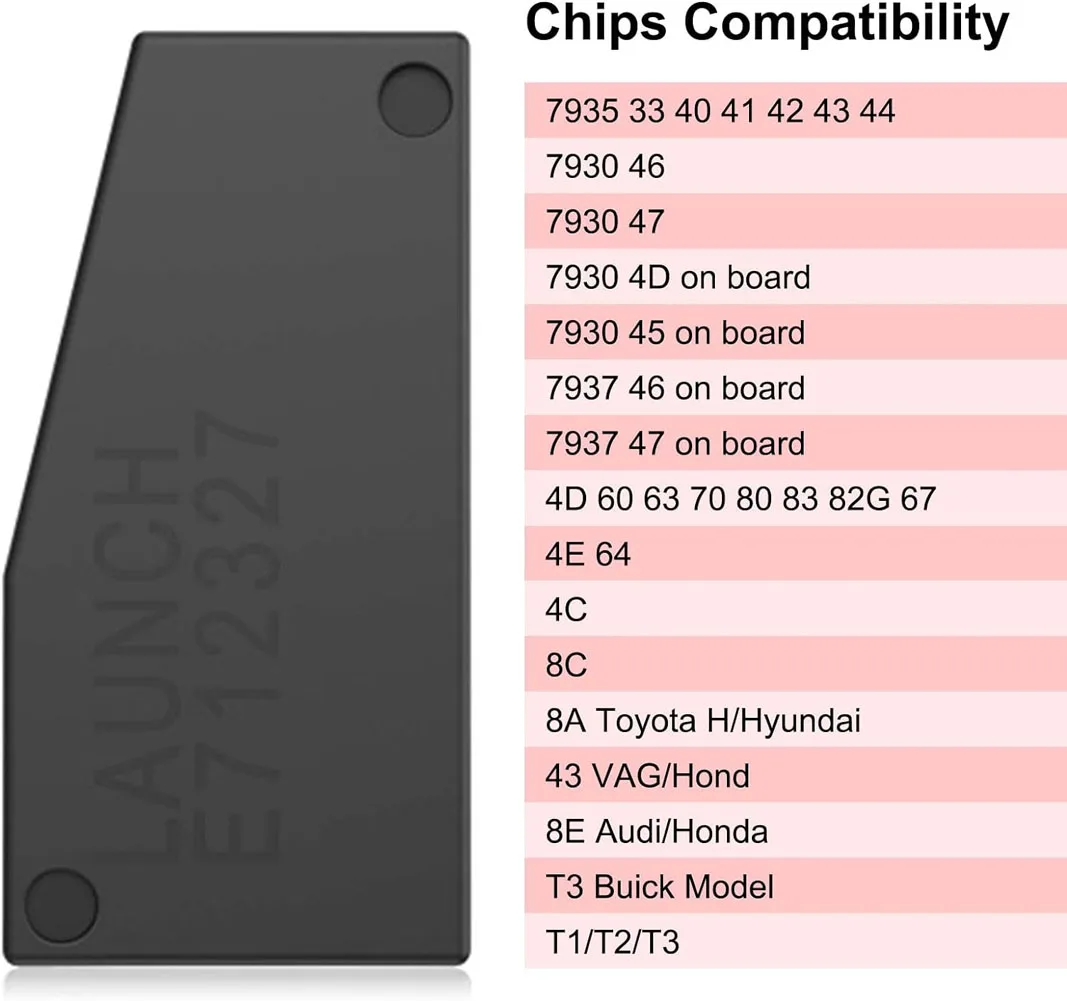 LAUNCH X-431 Super Chips Convertible Clone Used with X431 Key Progammer - [10Pcs/Set]