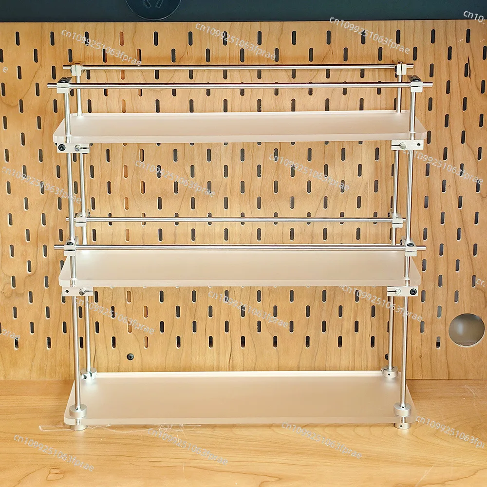 

Optical axis DIY acrylic rack ins wind transparent side bedroom kitchen storage multi-functional floor rack