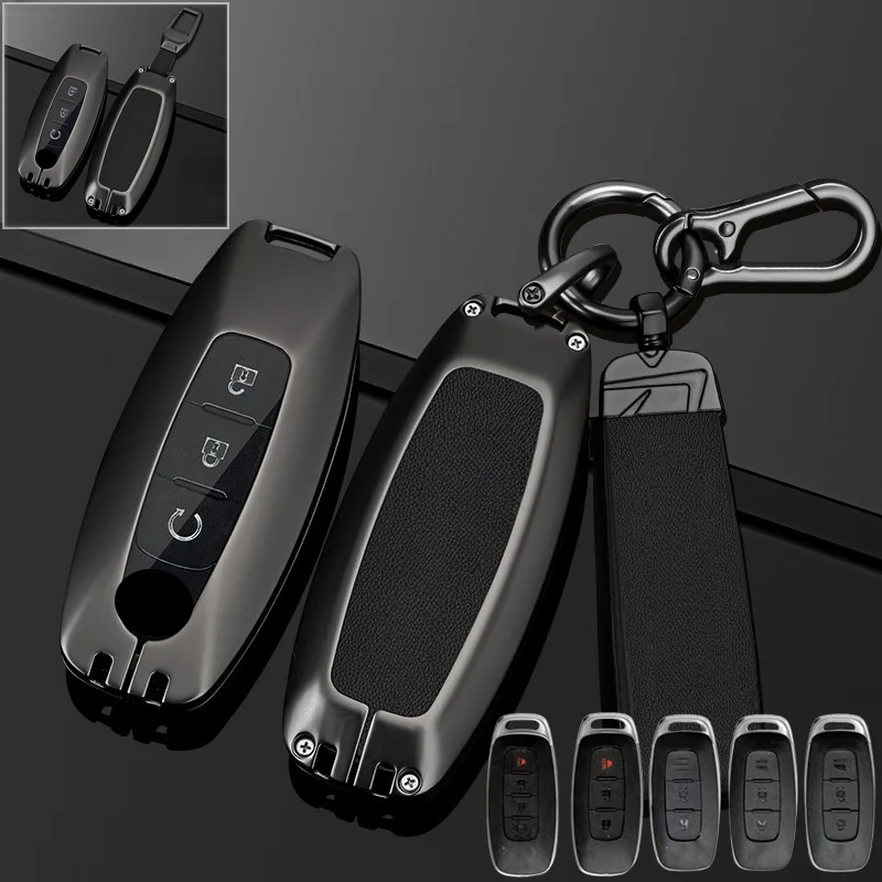 tpu-車のキーケースカバーカバー亜鉛合金日産キャシュカイサントラアルティマmaximmotoathfinderroguearmadatianleafex35