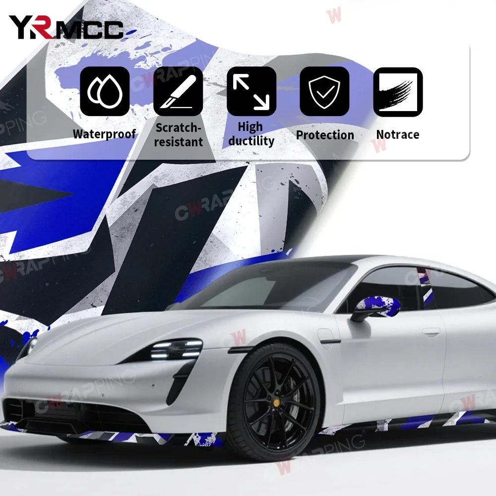 Camouflage Vinyl Wrap Film Supplies Car Wrapping Vinyl Paper for Car Vehicle Decoration Accessories Auto Motorcycle Vinyls Tools