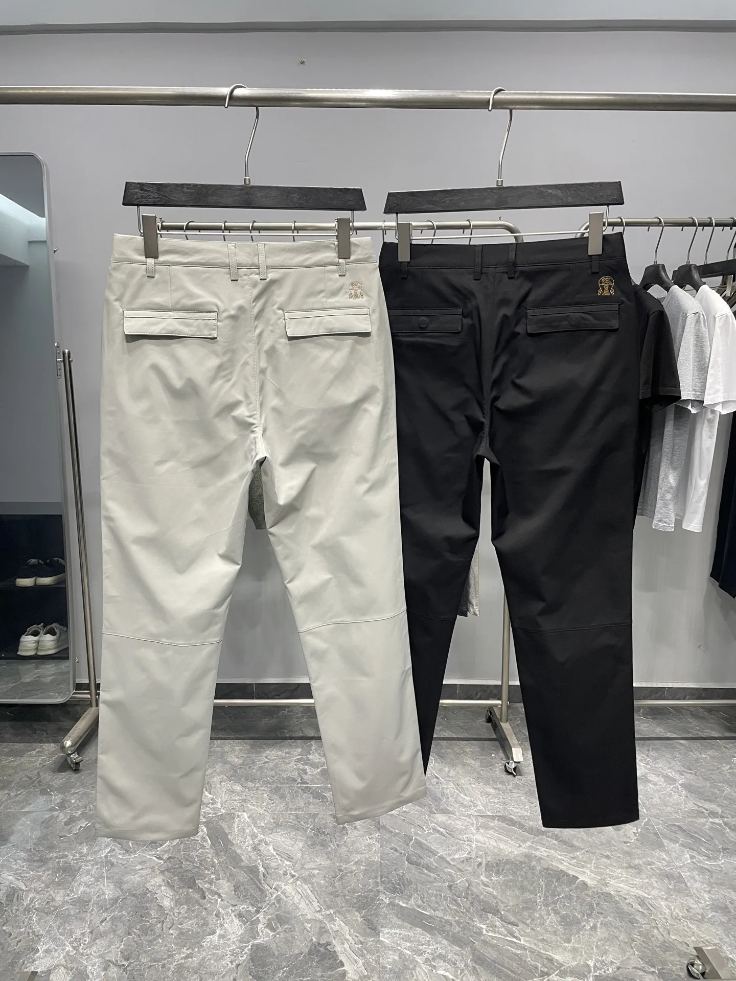 BC26SS spring and summer new light and thin stretch twill fashion casual pants