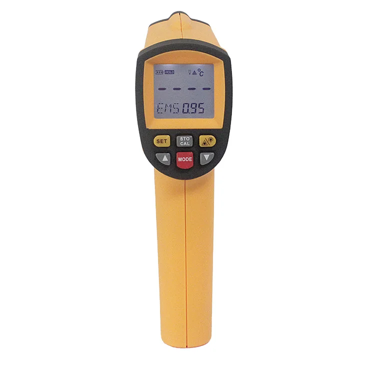 0.1 Accuracy And Industrial Usage Laser IR Thermometer Handheld Infrared GM-1650 200~1650 Degree C