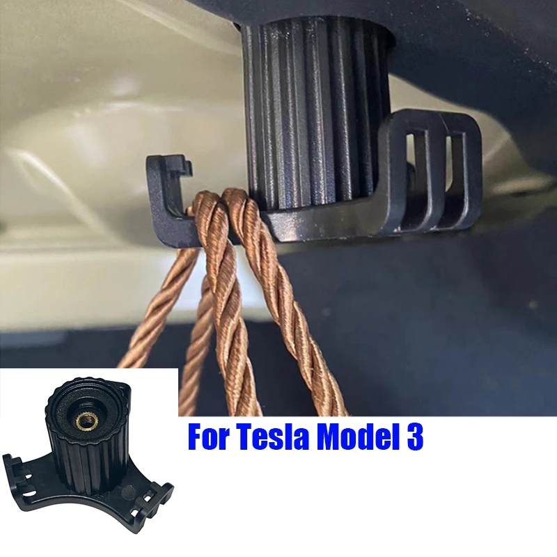 Dla Tesla Model 3 Hak do bagażnika Hak do torby na zakupy Akcesoria do zawieszek samochodowych Hak do torby na rękawiczki do bagażnika