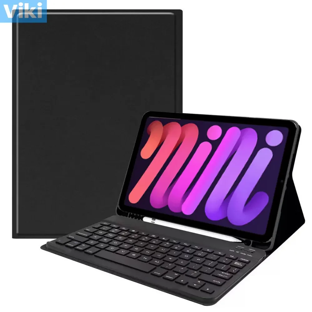 

Wireless Keyboard Case For iPad Air 4 3 2021 2019 Mini 6 funda 7 8 9 Generation Case Russian Spanish Hebrew Bluetooth Keyboard