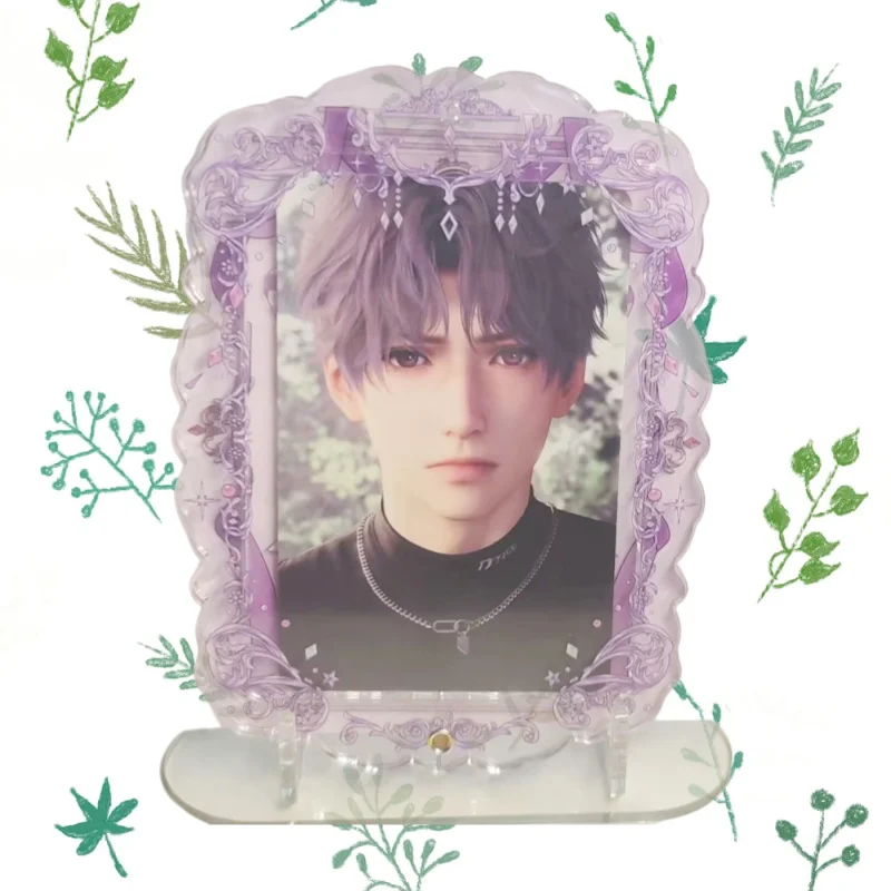 KAYOU Morning Mist Garden Lace Acrylic Photocard Frame Display Holder Keychain Pendant For Trading Card Hobby Collection Gift - view 2