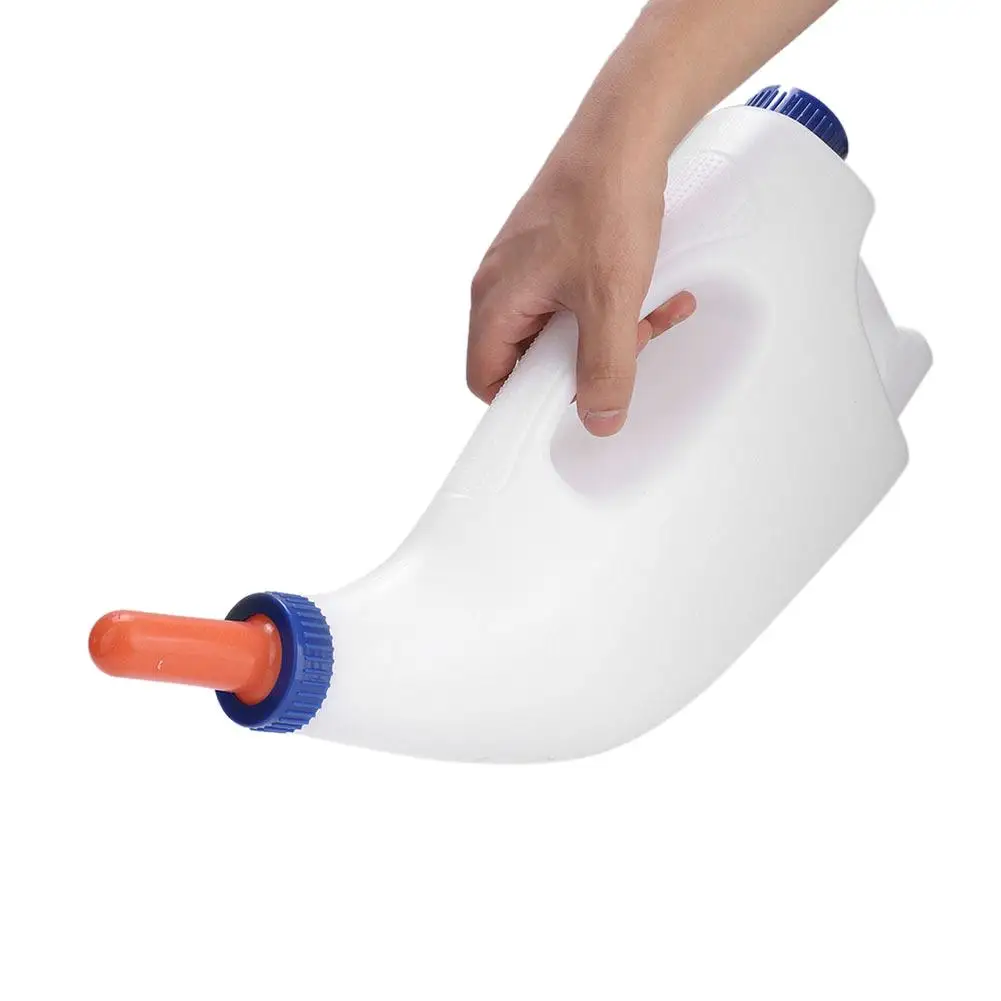 4L Calf & Cow Milk Feeding Bottle with Handle - Durable Nursing Feeder Cups