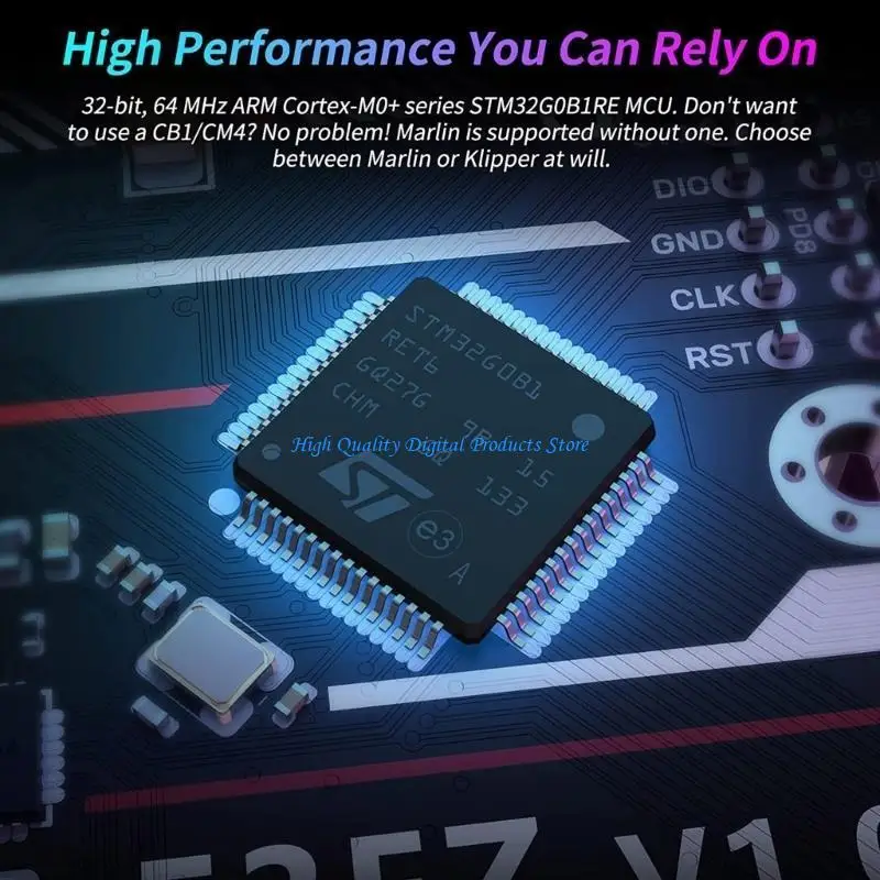 

U2JE Manta E3EZ Silent Control Board CB1-V2.2 Quad-core 64bit ARM- Cortex-A53 Board Runs Klipper Firmware for Ender3