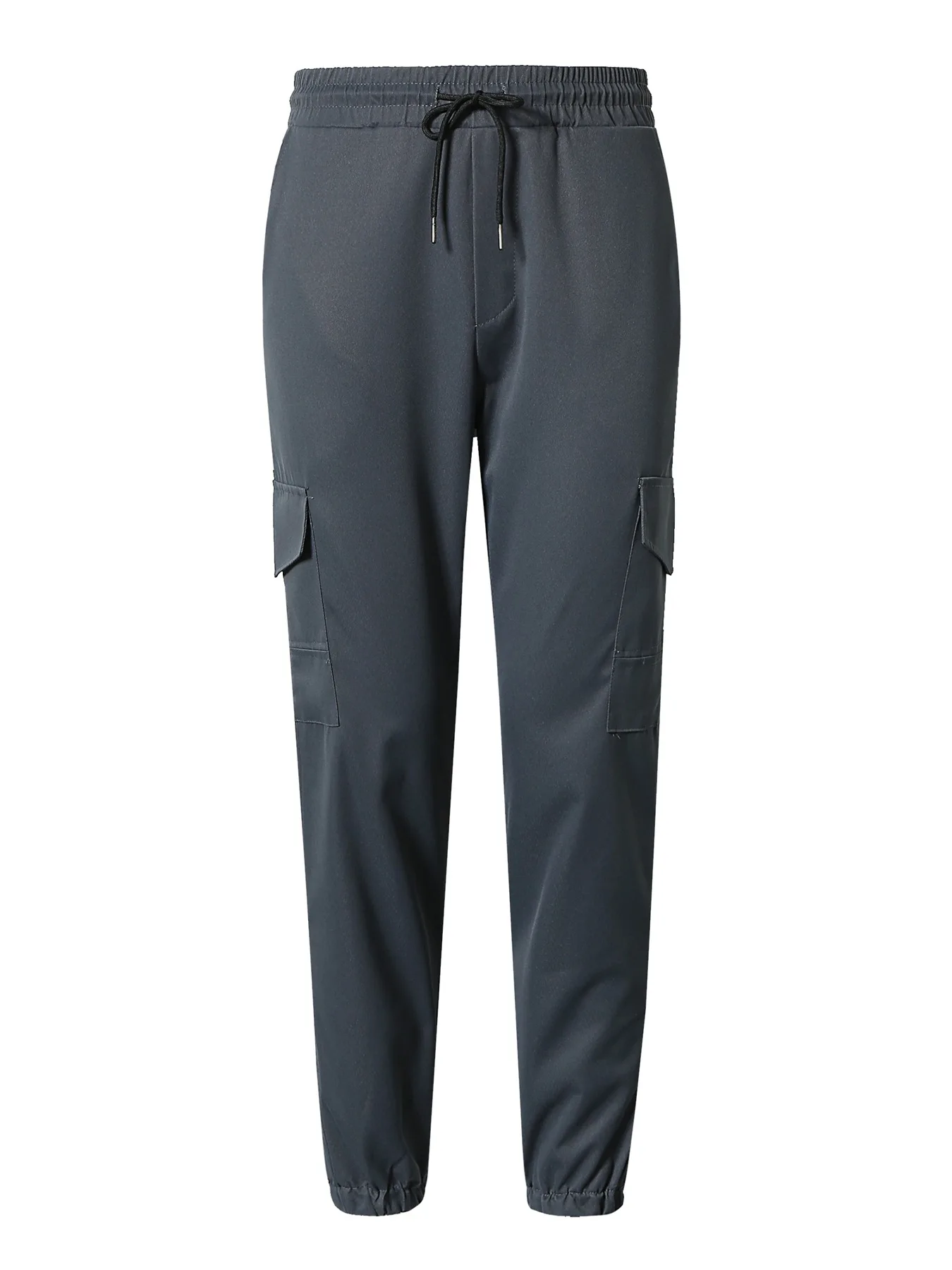 Męskie lekkie spodnie cargo z wieloma kieszeniami, dopasowane joggery, streetwear, miejskie, outdoorowe, vintage, robocze, codzienne.