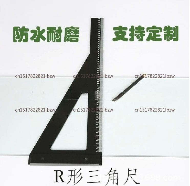R-type triangular bakelite ruler glass cutting tool