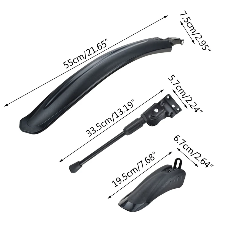 Tire Mudguards for Fender Shelf for cycle Ef1 E-Bicycle Kickstand Tripod