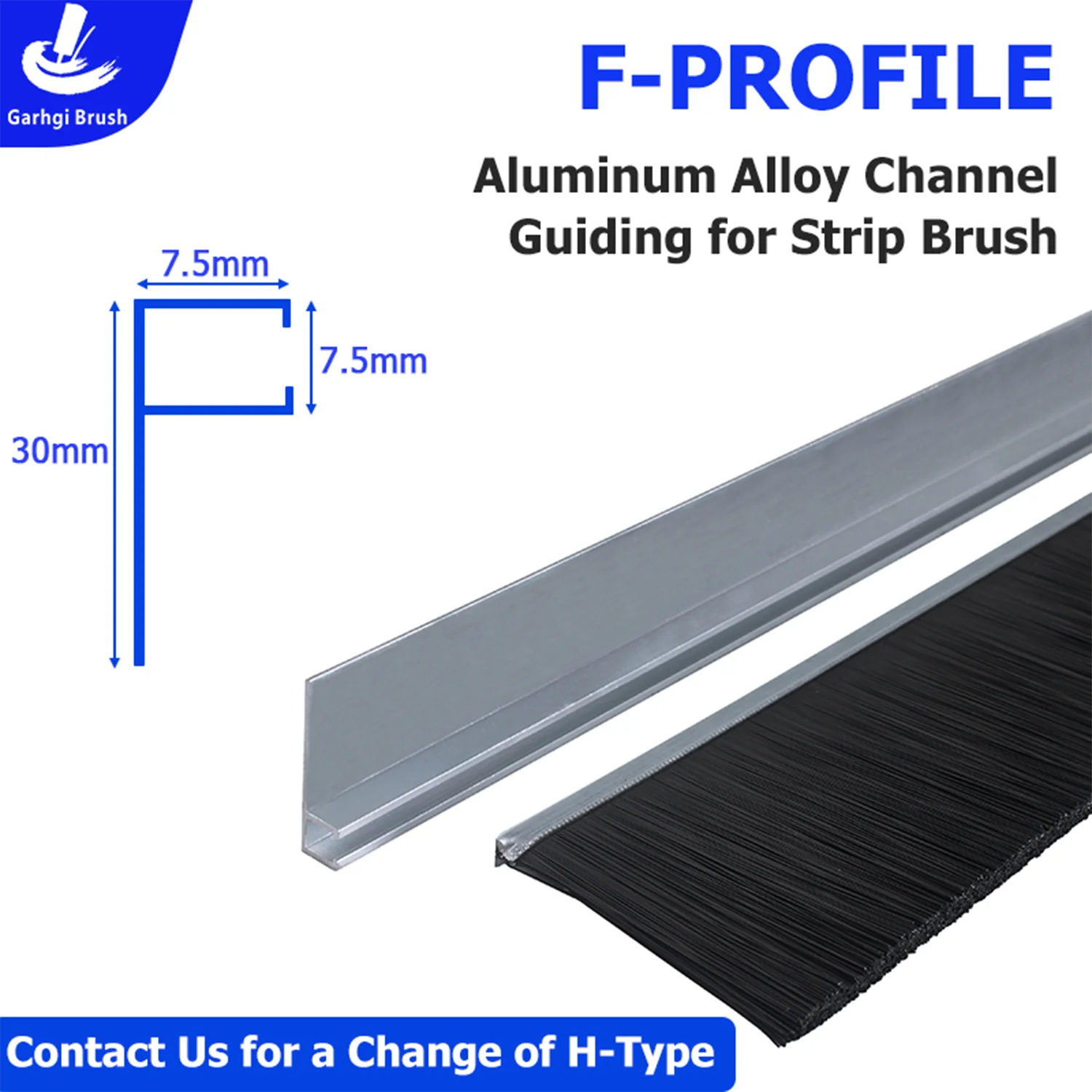 F نوع قطاع ختم فرشاة H حامل نافذة الباب الصناعية الاجتياح الطقس الحظيرة قفص الاتهام ماكينة بتحكم رقمي بالكمبيوتر الضميمة الغبار الضوضاء الحشرات برهان #4